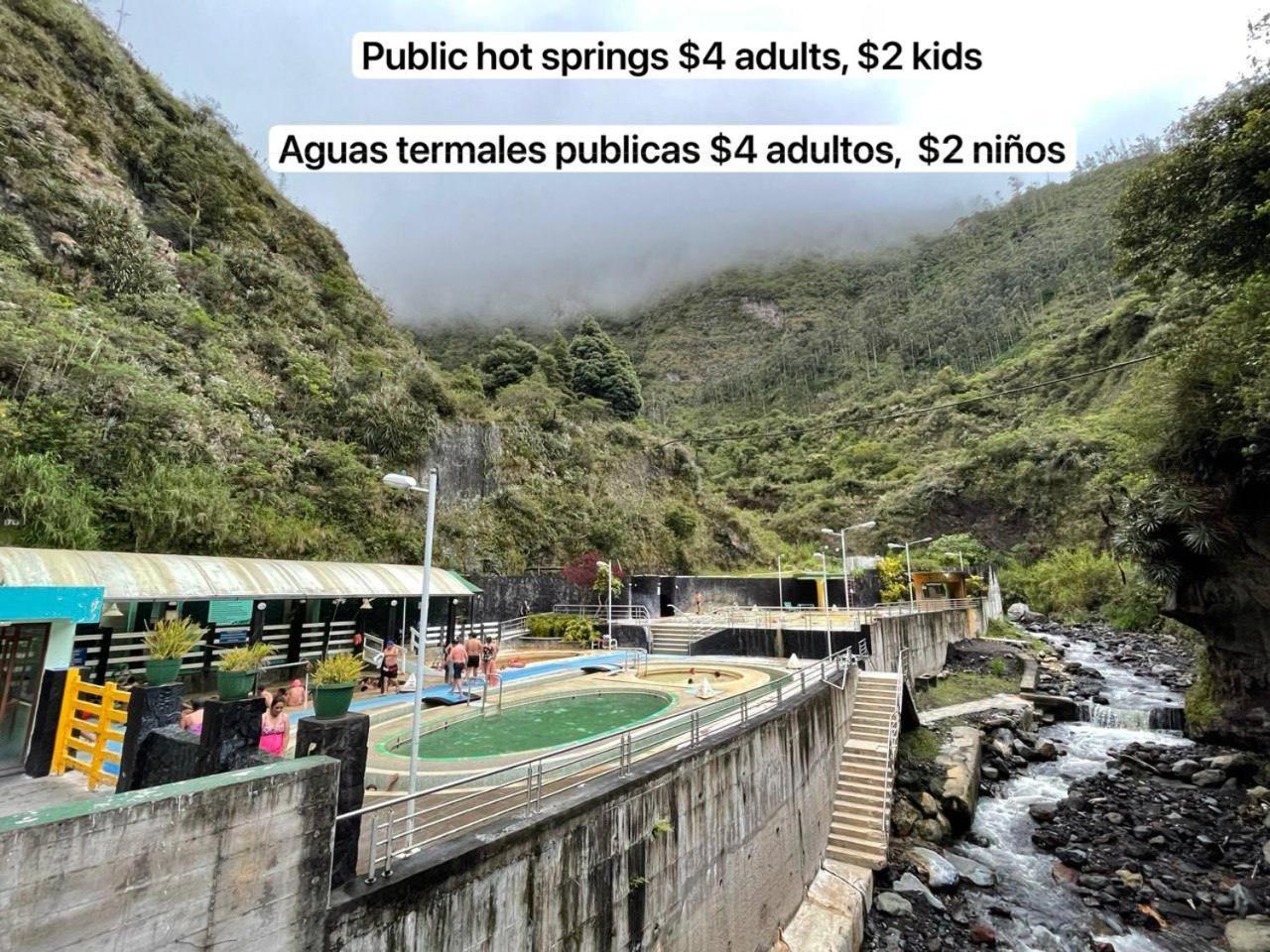 High-End Holiday Cabin - Tungurahua Hot Springs Baños Exterior foto